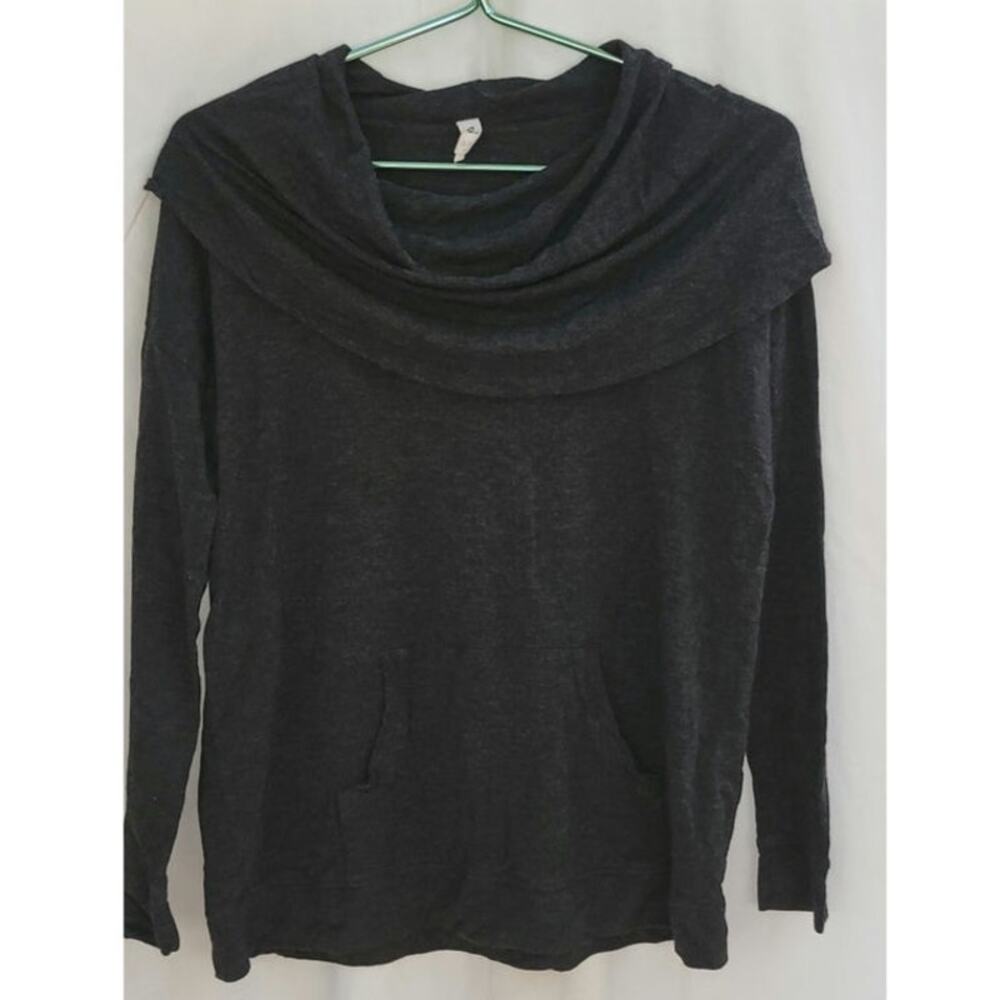 Pieces Gray Cowl Neck Long Sleeve Sweater Size Small
